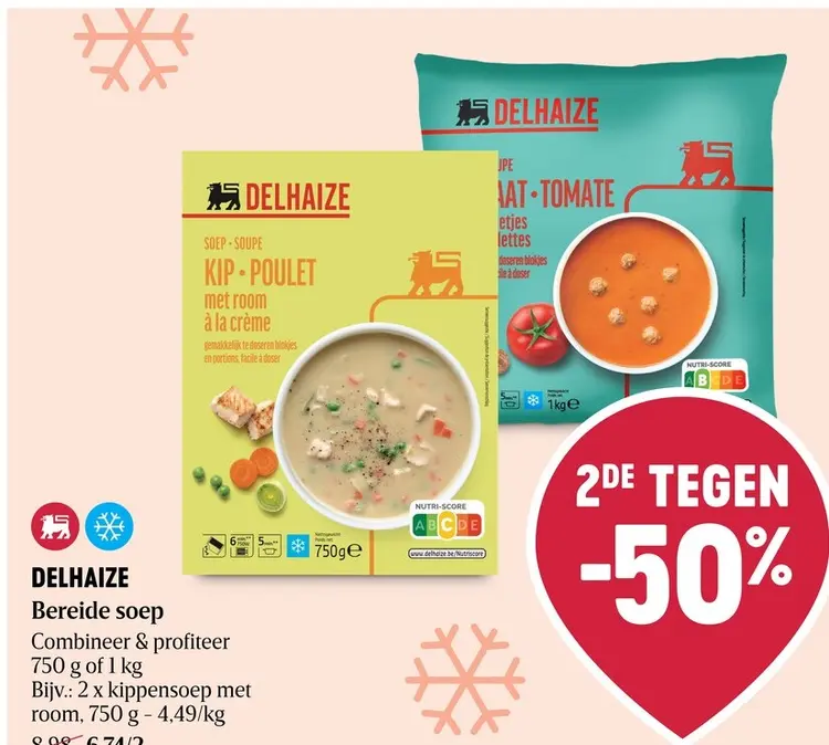 Promotie: DELHAIZE Bereide soep