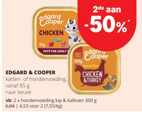 Promotie: Katten- of hondenvoeding