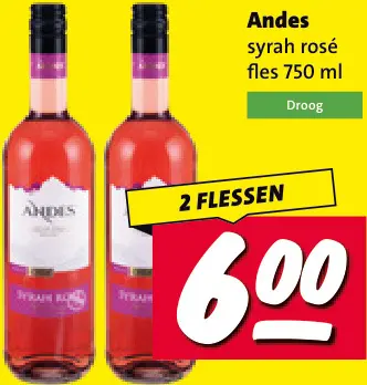 Aanbieding: Andes Syrah rosé