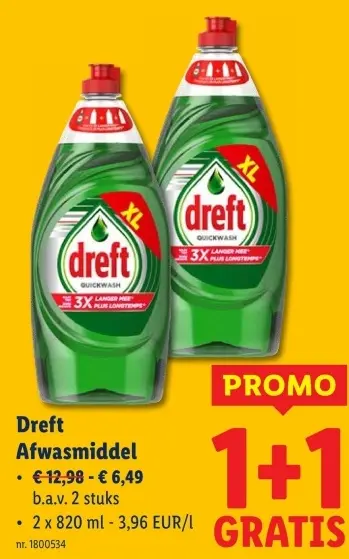 Aanbieding: Afwasmiddel