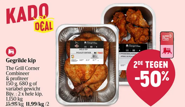 Promotie: Gegrilde kip