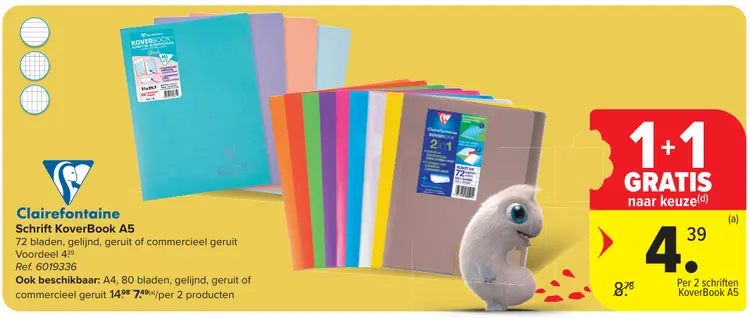Promotie: Schrift KoverBook A5