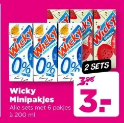 Aanbieding: Wicky Minipakjes