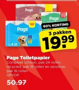 Aanbieding: Toiletpapier