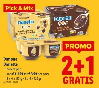 Promotie: Danette duo of pop