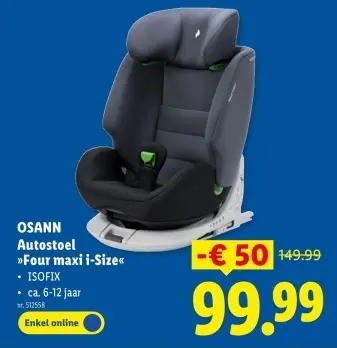 Promotie: Autostoel Four maxi i-Size