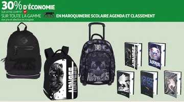 Aanbieding: Maroquinerie scolaire agenda et classement