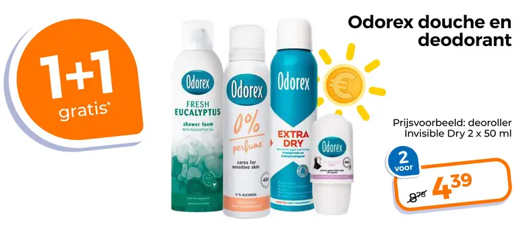 Aanbieding: Douche en deodorant