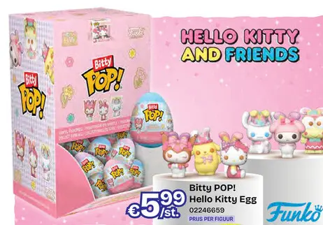 Promotie: Bitty POP! Hello Kitty Egg