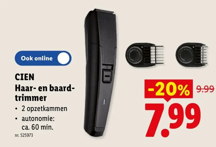 Promotie: Haar- en baardtrimmer
