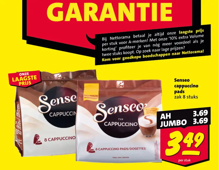 Aanbieding: Cappuccino pads