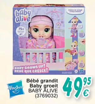 Offre: Bébé grandit / Baby groeit BABY ALIVE
