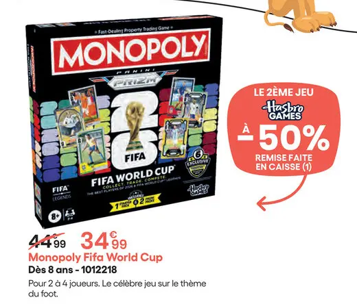 Offre: Monopoly Fifa World Cup