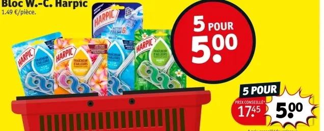 Offre: Bloc W.-C. Harpic