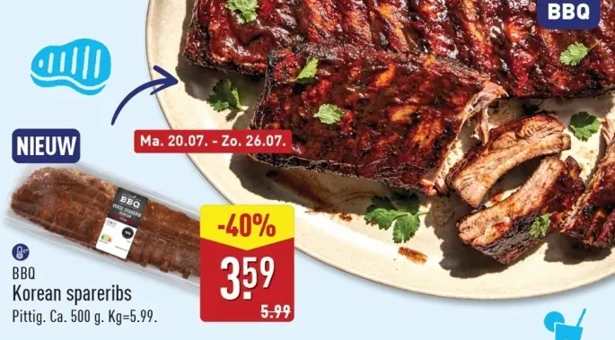 Aanbieding: Korean spareribs