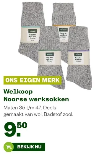 Aanbieding: Noorse werksokken