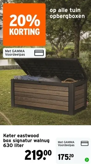 Aanbieding: Alle tuin opbergboxen