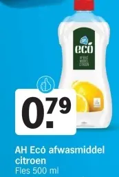 Aanbieding: AH Ecó afwasmiddel citroen