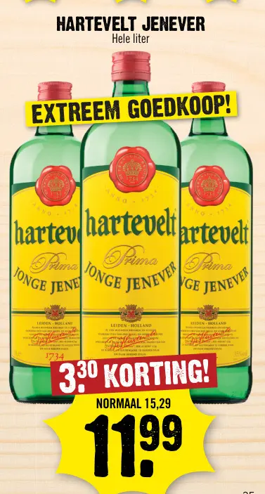 Aanbieding: Hartevelt jenever