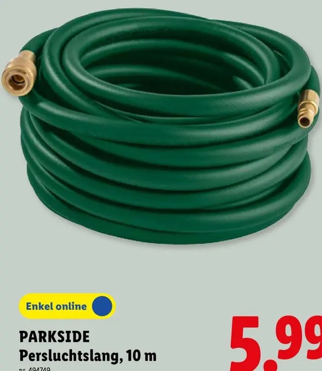 Promotie: Persluchtslang