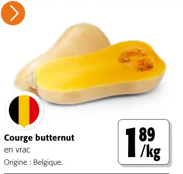Offre: Courge butternut