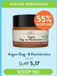 Aanbieding: De Tuinen Argan Dag- & Nachtcrème - 50ml