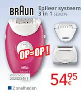 Aanbieding: BRAUN Epileer systeem