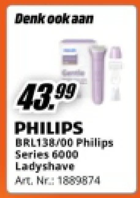 Aanbieding: Philips Series 6000 Ladyshave