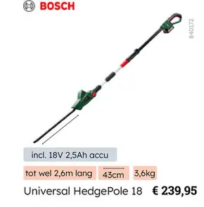 Aanbieding: Universal HedgePole 18