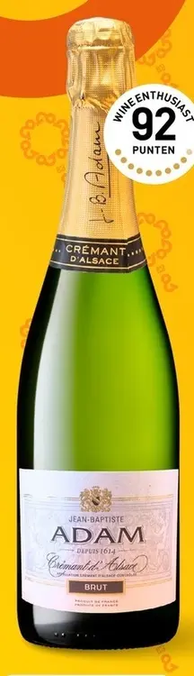 Aanbieding: Jean-Baptiste Adam Crémant d'Alsace Brut