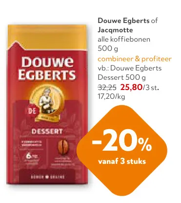 Promotie: Alle koffiebonen