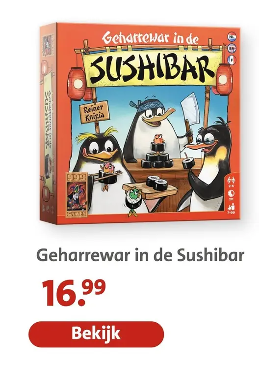 Aanbieding: Geharrewar in de Sushibar