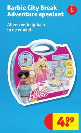 Promotie: Barbie City Break Adventure speelset