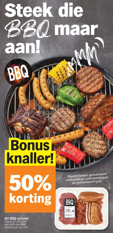 Promotie: BBQ-schotel