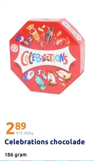 Promotie: Celebrations chocolade