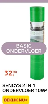 Aanbieding: SENCYS 2 IN 1 ONDERVLOER
