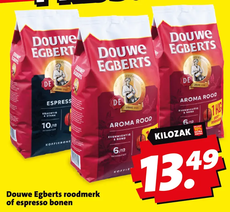 Aanbieding: Roodmerk of espresso bonen