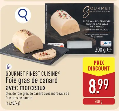 Offre: Foie gras de canard avec morceaux