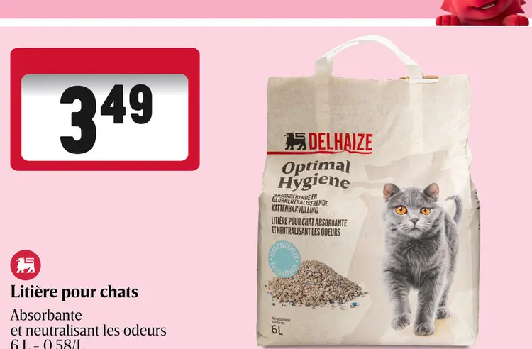 Offre: Litière pour chats