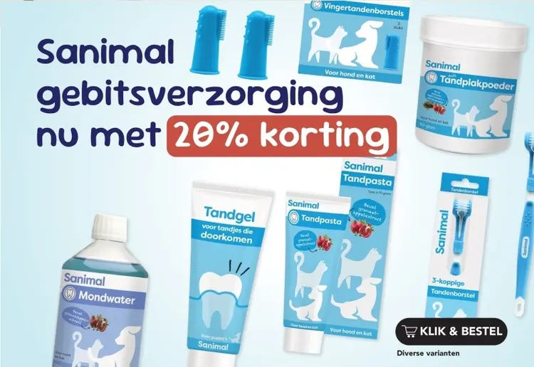 Aanbieding: Sanimal gebitsverzorging