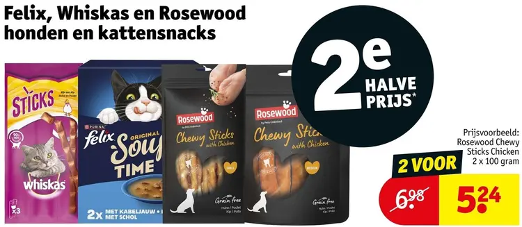 Aanbieding: Honden en kattensnacks