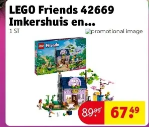 Aanbieding: LEGO Friends 42669 Imkershuis en Bloementuin