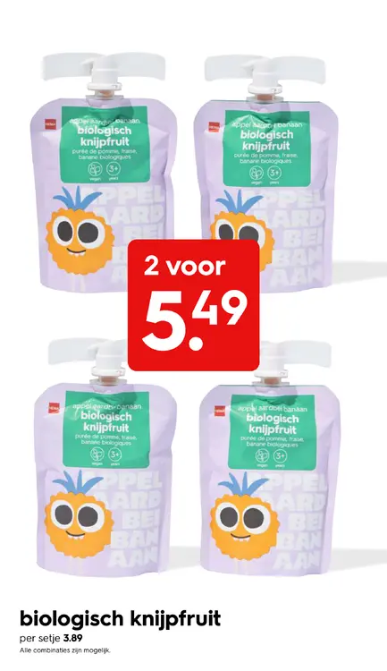 Promotie: Biologisch knijpfruit