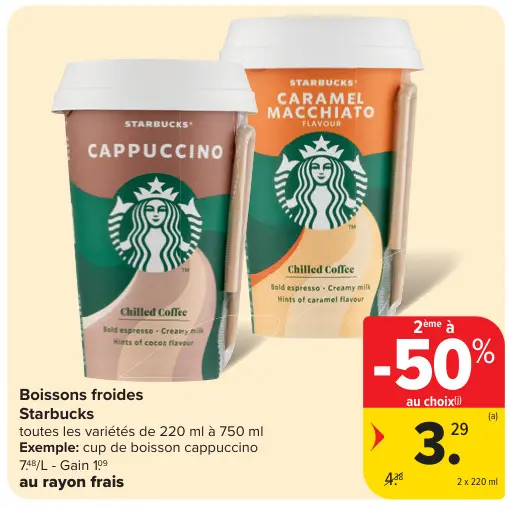 Offre: Boissons froides