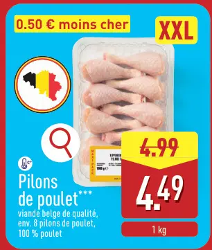 Offre: Pilons de poulet