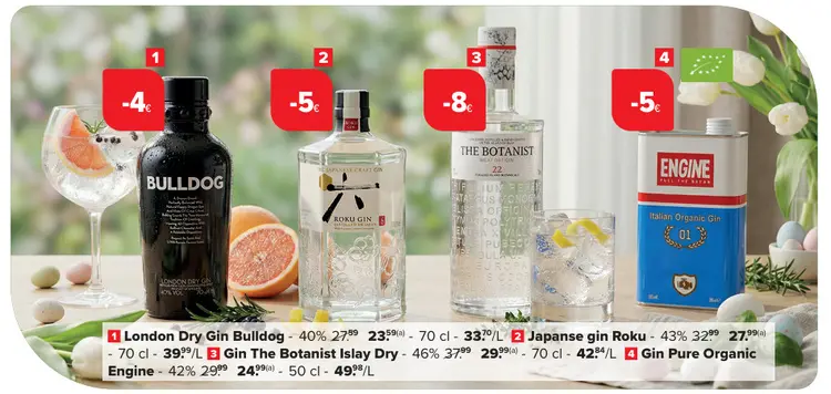Promotie: London Dry Gin Bulldog