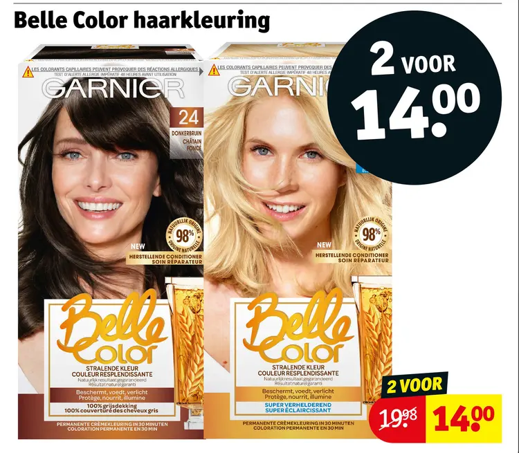 Promotie: Belle Color haarkleuring