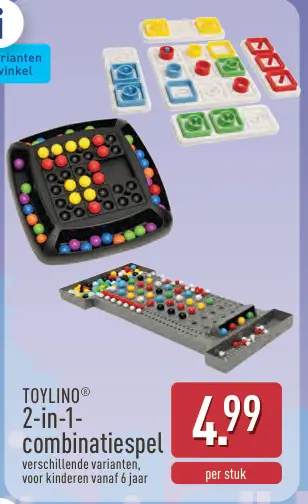 Promotie: TOYLINO® 2-in-1-combinatiespel