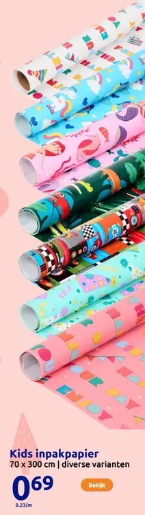 Aanbieding: Kids inpakpapier