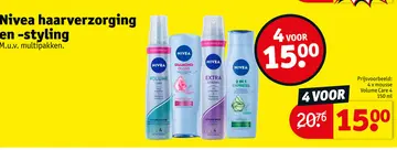 Aanbieding: Nivea haarverzorging en-styling